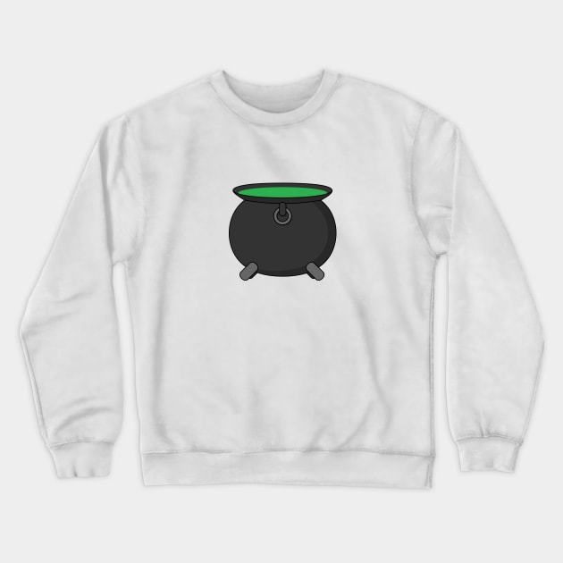 Witch Cauldron Crewneck Sweatshirt by BirdAtWork